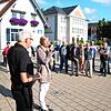 Landrätin Stefanie Bürkle stellte sich in Krauchenwies den Fragen der knapp 80 Bürgerinnen und Bürger zum geplanten Neubau einer ...