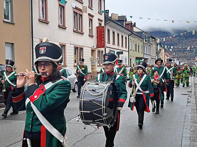 Umzug durch die Stadt.