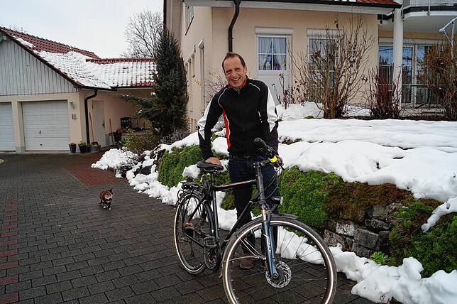 Artur Herz sitzt dem Radfahrverein Wanderlust vor und gibt Tipps fürs Winterradeln.