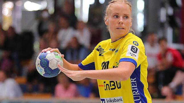 Mit sechs Treffern war Laura Epple die beste Torschützin der Drittliga-Handballerinnen des SV Allensbach.
