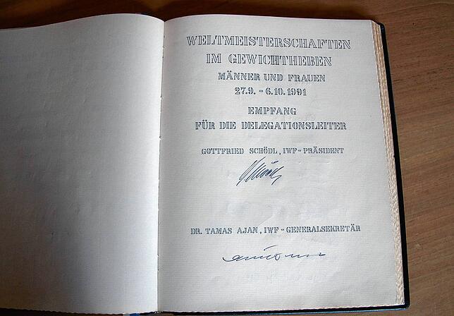 1991 fanden die Weltmeisterschaften im Gewichtheben in Donaueschingen statt.