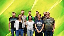 Der Vorstand der DJK-Handballer (von links): Wolfgang von Sperl (Vorsitzender), Nadja Janke (Spielersprecherin), Stephan Huber ...