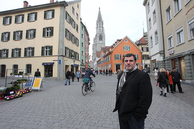 2009 hatte Anselm Venedey die Idee eines neuen Standortes des Wochenmarkts.