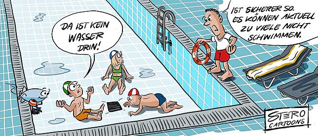 Auf dem Trockenen: Die Nachfrage ist enorm, das Angebot aber begrenzt – die Rede ist von Schwimmkursen. Während der beiden ...
