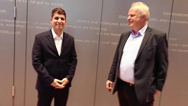Stephan Rößler (links) wird neuer Leiter der Städtischen Galerie in Schwenningen und damit auch Stellvertreter von Kulturamtsleiter ...