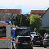 Ein Rettungswagen fährt am Dienstag, 10.&nbsp;September, um 11.48 Uhr zu einem Einsatz. Im Bereich der Straße Am Stadtgraben wechselt ...