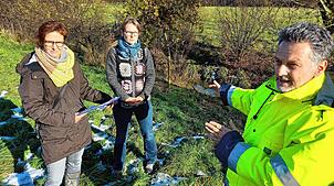 Paradebeispiel Lipbach: Der Bach wurde in den vergangenen Jahren umfangreich renaturiert, sagen die Fachleute vom Landratsamt (von ...