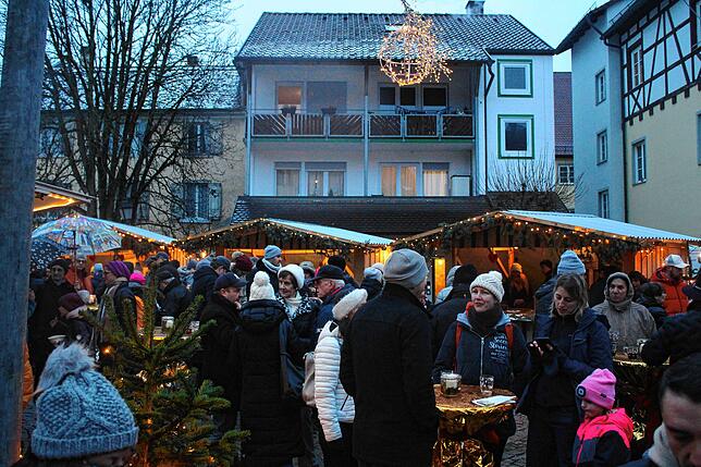 Bild 11: Bilder des Winterzaubers in Stockach