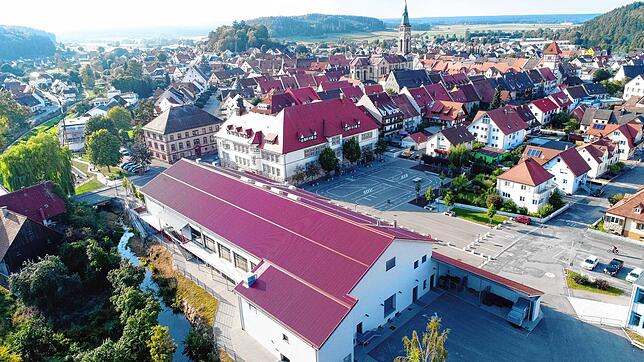 Das Dach der Bräunlinger Stadthalle würde sich neben der Brändbach- und Gauchachhalle für Photovoltaik-Anlagen eignen und könnte auch ...