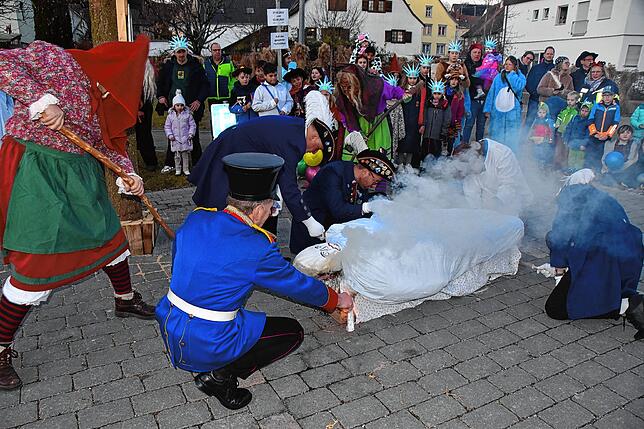 Bild 19: Narren feiern Rosenmontag mit Kindernachmittag und Fackelzug