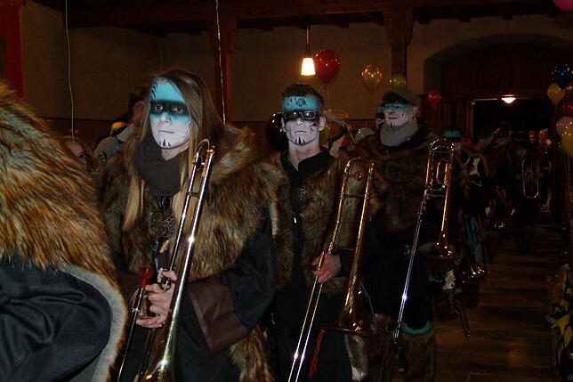 Bild 5: Bilder vom Klettgaunarrentreffen der Narrenzunft Bohnenviertel in Hohentengen a.H. am Samstag, 8. Februar
