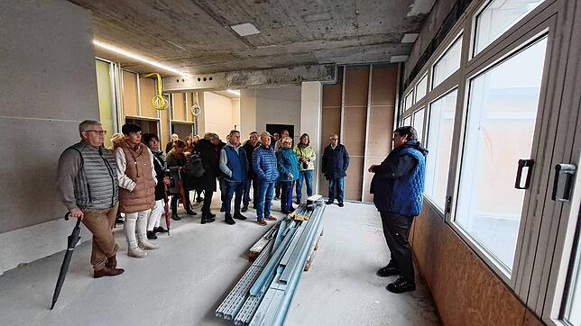 Bild 13: SK öffnet Türen: Bilder von der Führung über die Baustelle des Gesundheitscampus in Bad Säckingen