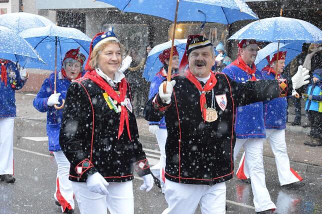 Bild 8: Bilder vom Narrensprung beim Ringtreffen des Alemannischen Narrenrings (Teil 5)