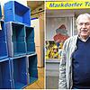 Leere Schränke und Behältnisse: Günther Wieth, Vorsitzender des die Tafel tragenden Vereins Zukunftswerkstatt Markdorf, hat im Moment ...