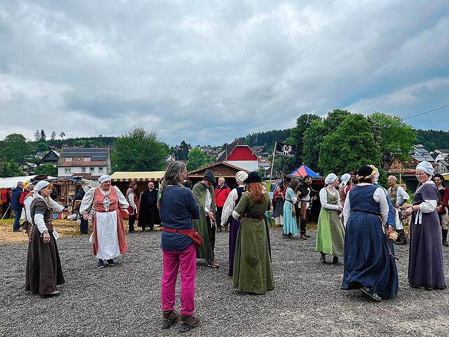 Beim Mittelaltermarkt im Juni finden Tänze statt. Die soll es auch bei der Gala wieder geben.