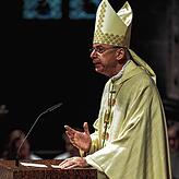 Weihbischof Peter Birkhofer während des Gottesdienstes im Freiburger Münster.