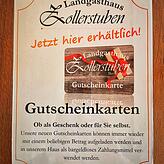 In Corona-Zeiten nutzen Kunden des Bermatinger Landgasthauses Zollerstuben vermehrt aufladbare Gutscheinkarten für den bargeldlosen ...