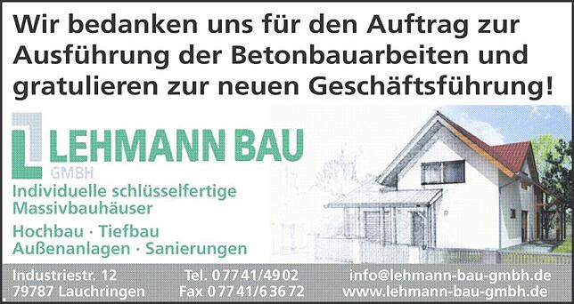 Bild 15: Umbau der Werkstatt, Verabschiedung und Vorstellung Geschäftsführer: Wechsel in der Geschäftsleitung