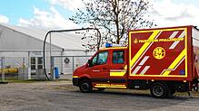 Beim Betrieb des kommunalen Testzentrums im Seepark Pfullendorf gibt es Unterstützung von den Freiwilligen Feuerwehren, dem DRK, dem ...