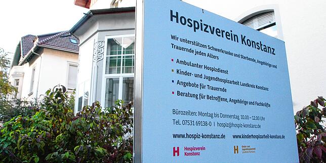 Im Haus des Hospizvereins in der Talgartenstraße 2 in Konstanz treffen sich die trauernden Eltern.