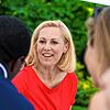 Endlich wieder glücklich: die frühere First Lady Bettina Wulff im Jahr 2019 bei der Feier zu 25 Jahre Deutsche Kinder- und Jugendstiftung.