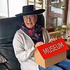 Barbara Pudimat, Chefin der Berggeister-Schar in Aftholderberg, wirbt online für die Spendenaktion für das Fasnachtsmuseum Schloss ...