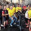 Bei der Übergabe der Starterpakete für den Hegau Bike Marathon (von links): Daniel Rosenkranz, sportlicher Leiter des ...