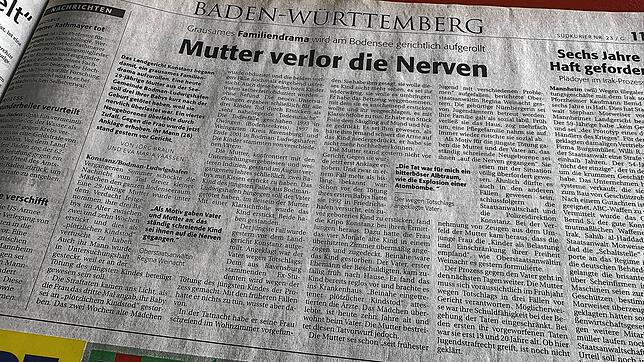 Neun Verhandlungstage waren 2003 im Landgericht Konstanz angesetzt. Wegen dreifacher Kindstötung war eine junge Frau angeklagt.