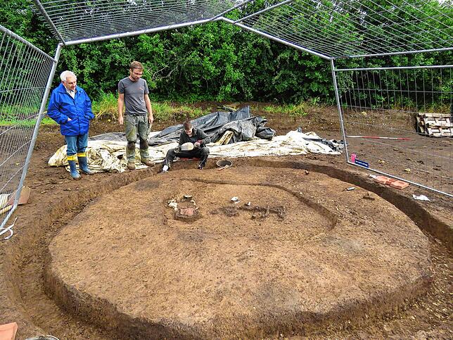 4.8.21 Anfang August wurde man mit dem Steinzeitmenschen fündig.