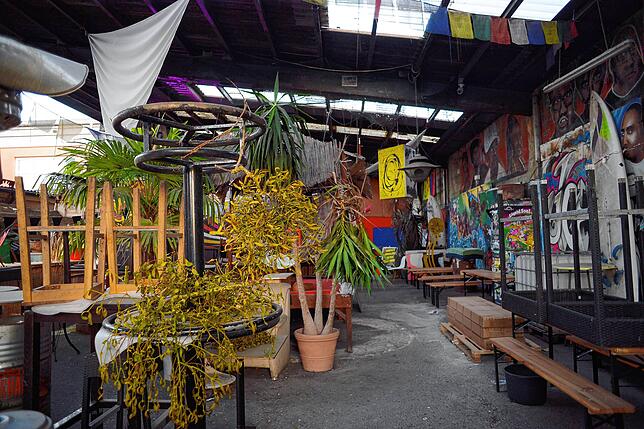 Der Außenbereich des Clubs Douala in Ravensburg.
