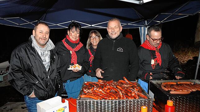 Bild 23: Konstanzer Fasnacht: Bilder vom Fackelumzug durch den Uniwald