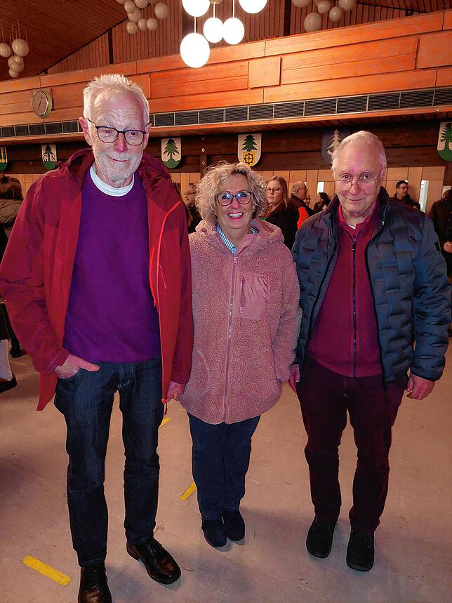 Roland Baumgartner, Ines Frommherz und Helmut Eckert
