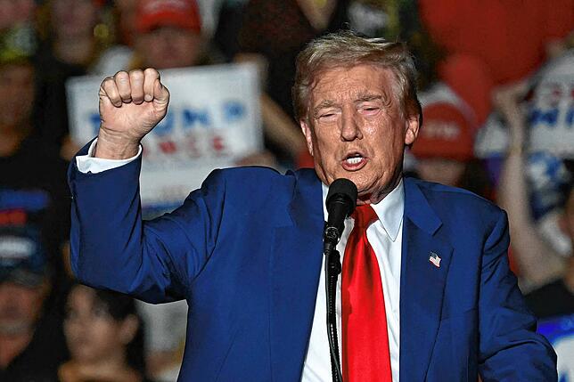 Donald Trump ist siegessicher, auch wenn es Umfragen zufolge derzeit nicht allzu gut für ihn aussieht.