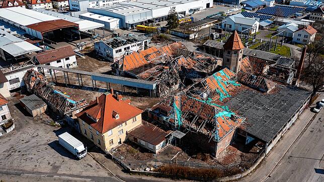 Blick auf den ehemaligen Schlachthof im Schwenninger Stadtteil Hammerstatt. Der &bdquo;Schandfleck&ldquo; wird nun saniert und von der ...