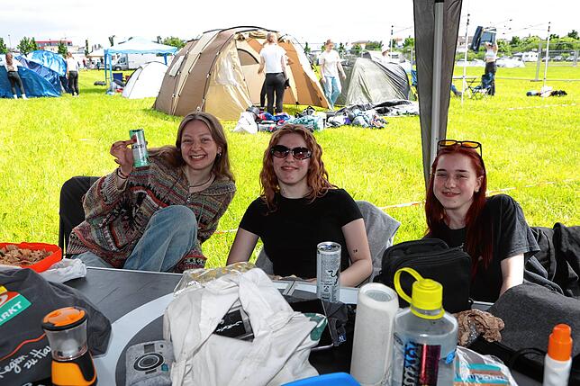 Bild 20: Die Camper sind da und stimmen sich aufs Campus-Festival 2024 ein