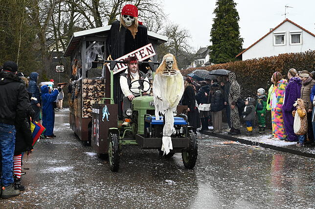 Bild 12: Die schönsten Bilder vom Fasnachtsumzug in Schwerzen: So feiern die Narren trotz Nieselregen