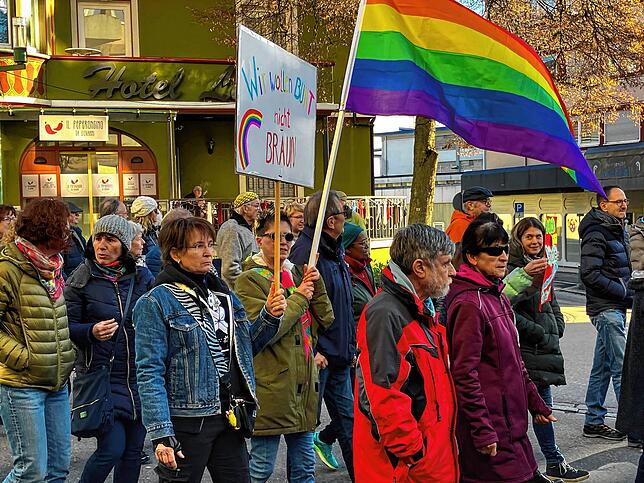 Neben den Bauernprotesten finden im Januar auch zahlreiche Demonstrationen gegen Rechtsextremismus statt, wie hier in Donaueschingen.