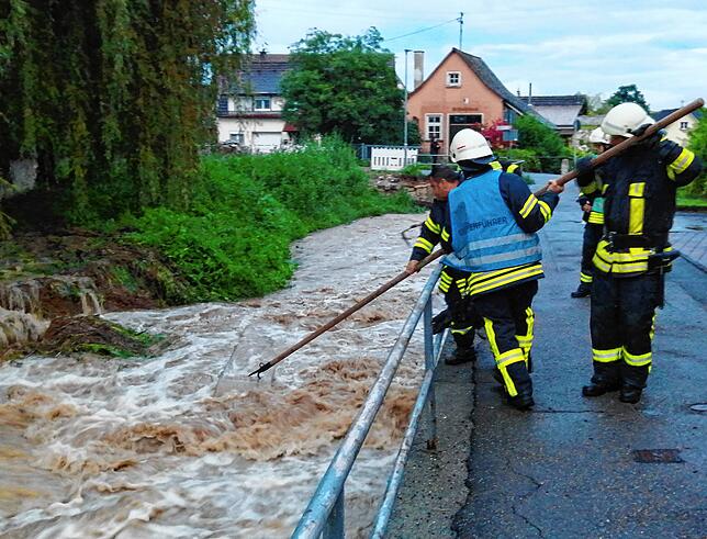 Einsatz am Krebsbach in Eigeltingen