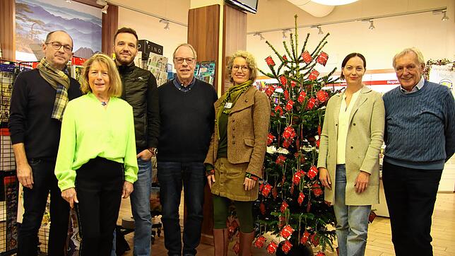 Hoffen auf möglichst viel Unterstützung beim Wünscheerfüllen (von links): Günter Karrer, Ingrid Dreisbach, Michael Ludin, Joachim Strate ...