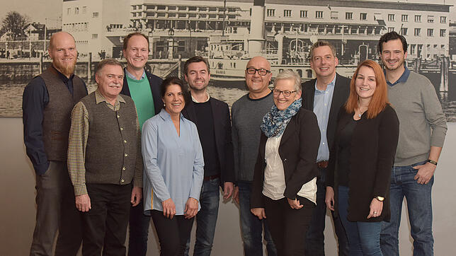 Die Neukandidaten auf der Wahlliste der CDU für den Stadtrat (von links): Dirk Holstein, Siegmunt Szarowski, Markus Hering, Claudia ...