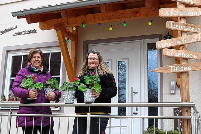 Bild 26: Drei Tage lang feierte Unadingen das Geranienfest