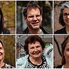 Sie sind bereit für die Einzelfallbetreuung von ukrainischen Flüchtlingen, im Uhrzeigersinn ab oben links: Yvonne Eberhard, Gerhard ...