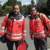 Helfer vor Ort überbrücken wertvolle Minuten bis zum Eintreffen der Rettungskräfte: Alexander Wolf (links), stellvertretender ...