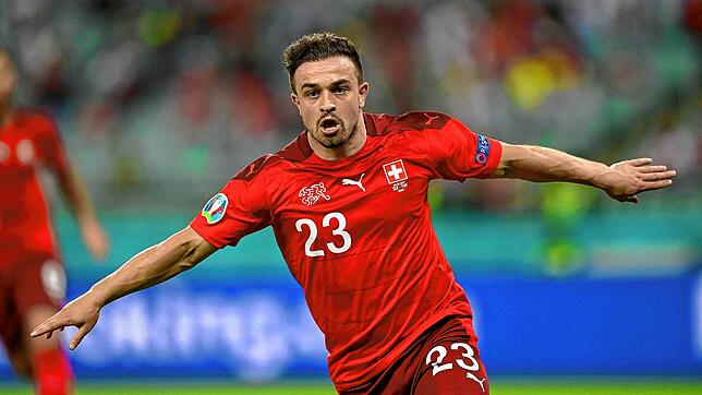 Fußballstar Xherdan Shquiri, hier auf einem Bild bei der EM 2021, will im Fricktal eine Villa bauen. In direkter Nachbarschaft steht ...
