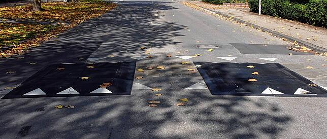 Auch die sogenannten Berliner Kissen sollen eine Rolle spielen, um es den Rasern auf der Donaueschinger Straße das Leben schwerer zum ...