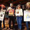 Sie freuen sich auf das 19. World-Town-Festival in Waldshut-Tiengen (von links) Kulturamtsleiterin Kerstin Simon und ihre Mitarbeiter ...