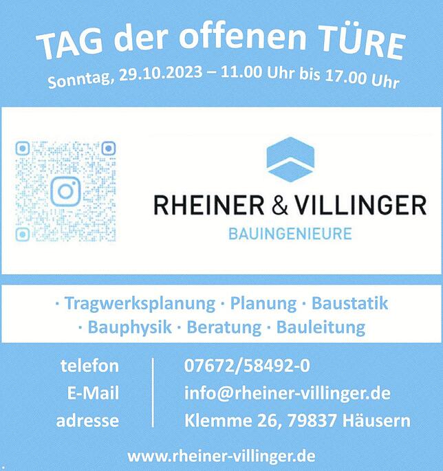 Bild 2: Tag der offenen Tür bei Rheiner & Villinger Bauingenieure in Häusern: Einblicke in die Welt des Ingenieurbaus