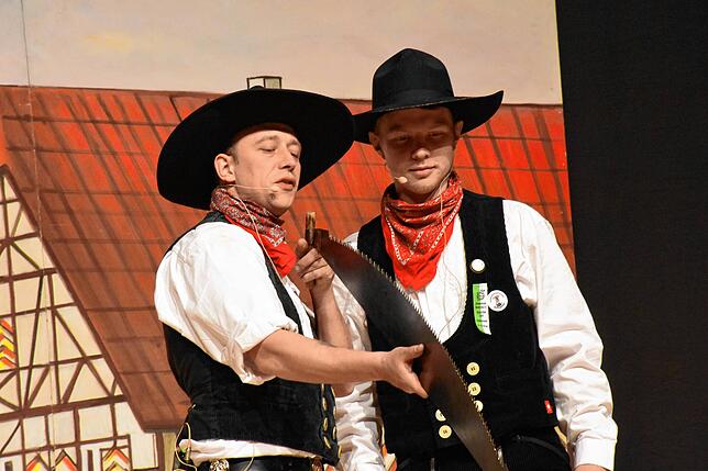 Bild 2: Die schönsten Bilder vom Bühnenprogramm des Zunftballs der Frickinger Dreckspringer