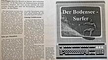 So berichtete der SÜDKURIER am 30. August 1995 über die neue Internetseite.