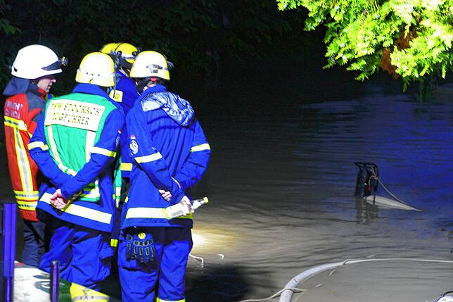 Bild 9: Bilder der heftigen Überflutungen des Unwetters in Stockach